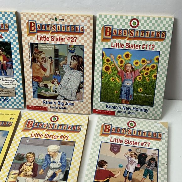 VTG Lot The Baby-Sitters Club Paperback Books 7, 8, 23, 24, 27, 74, 77, 93, 112 - Picture 3 of 11